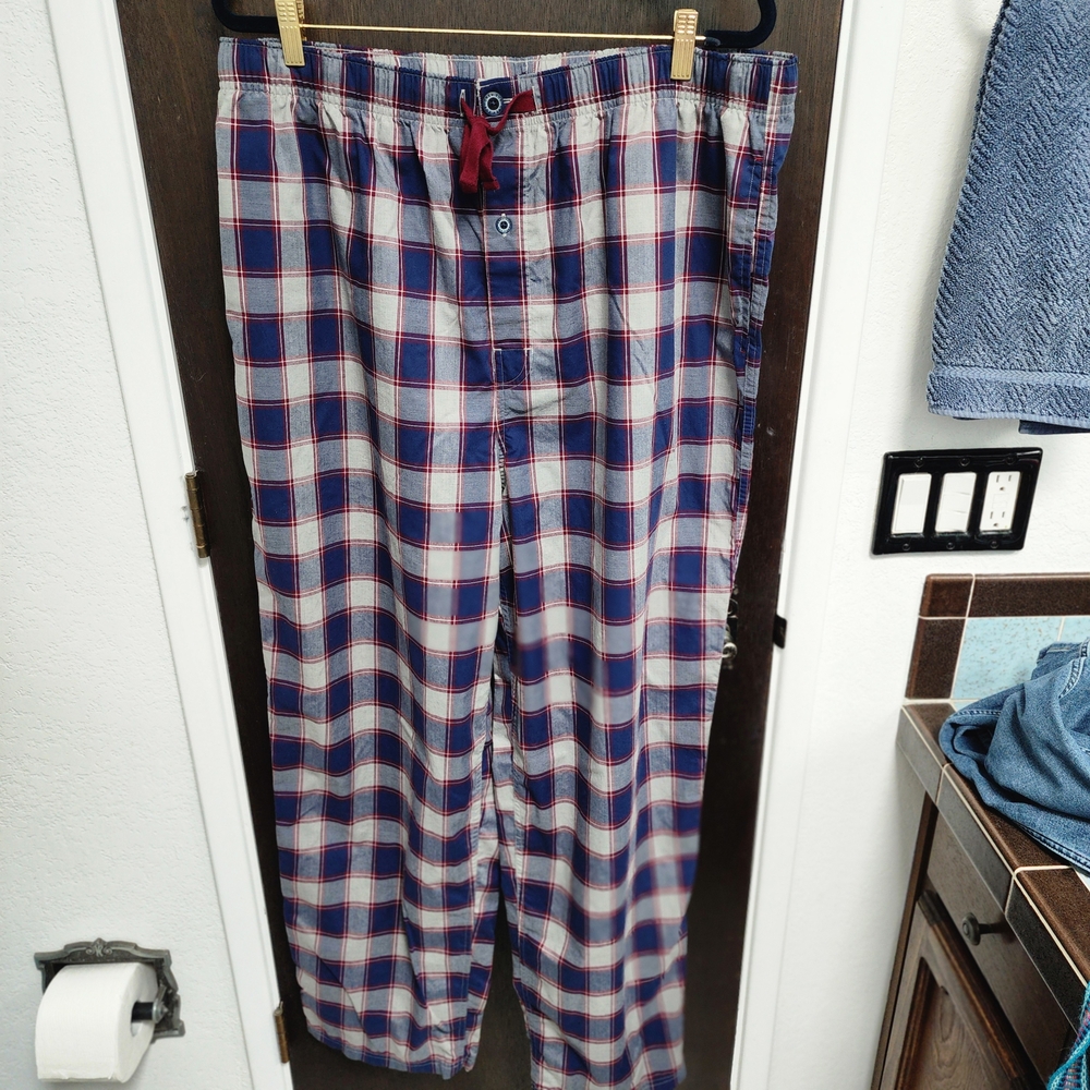 2XT Tall Mens Cremieux Loungewear Pajama Pants Cotton Merlot MSRP $50